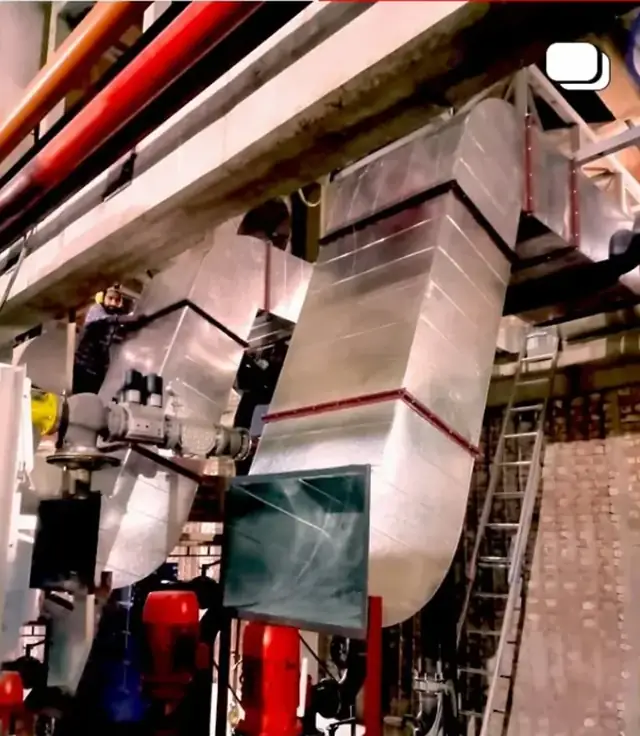 ইন্ডাস্ট্রিয়াল HVAC ভেন্টিলেশন প্রজেক্ট