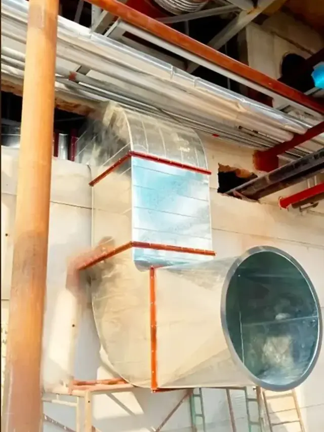 নরসিংদী ফ্যাক্টরিতে ডাক্টিং ইনস্টলেশন